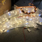 Home Accents Holiday 9ft Warm White-Cool White Glimmer Ornament Arch Holiday Yard Decoration