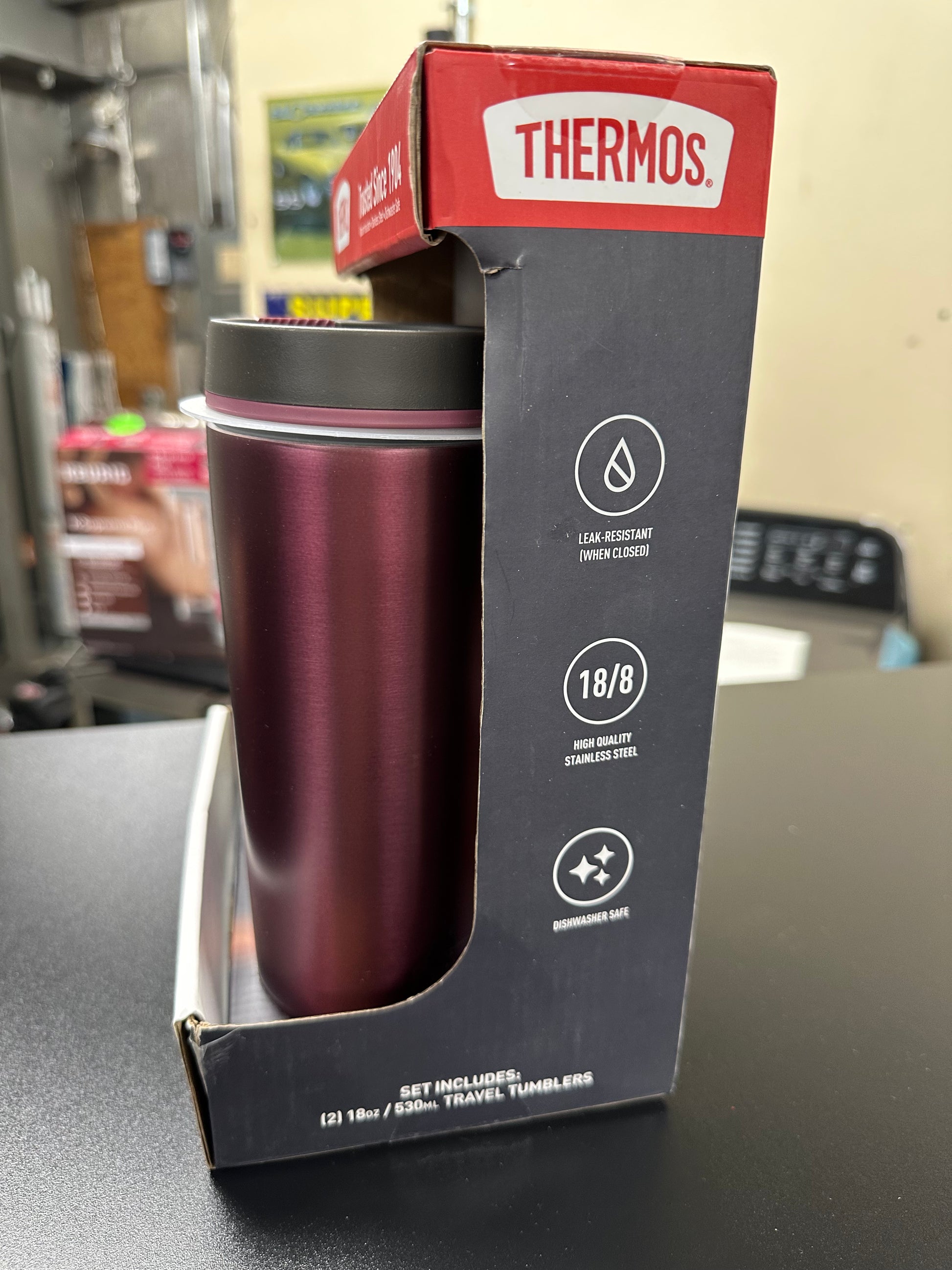 Thermos Stainless Steel 18oz Travel Tumbler, 2-pack – RJP Unlimited
