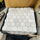MSI Angora Hexagon 11.75 in. x 12 in. x 10 mm Honed Mosaic Marble Floor and Wall Tile (9.8 sq. ft. / case) (3 cases)