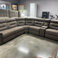 Fletcher 6-piece Fabric Reclining Sectional Sofa Couch