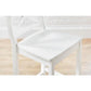 StyleWell Cedarville White Wood Bar Stools Chairs with Cross Back (Set of 2)