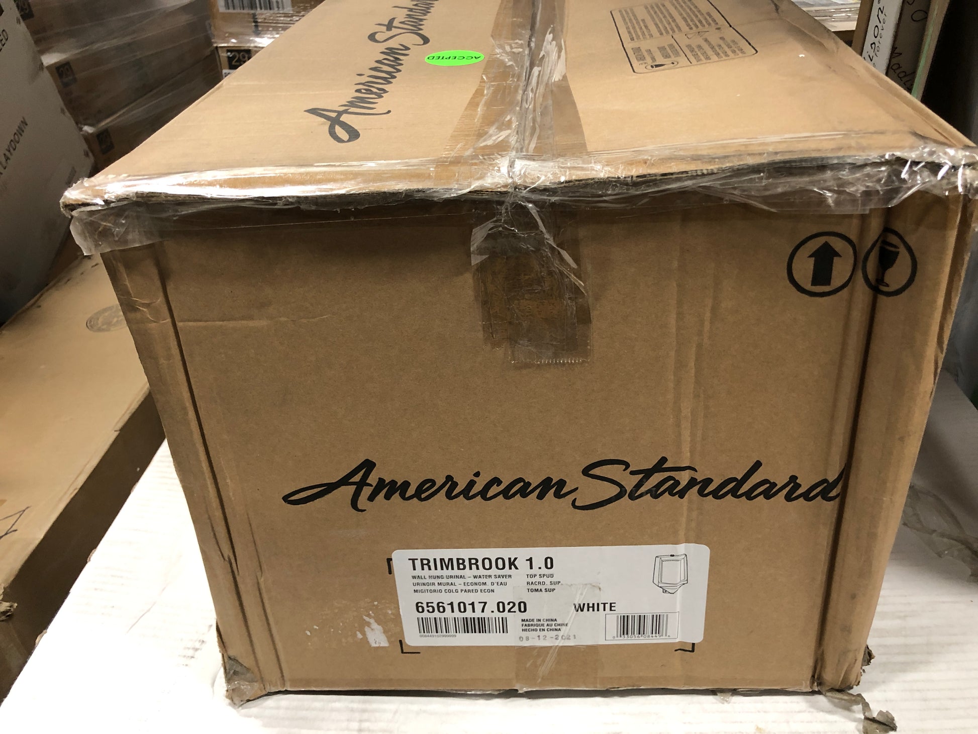 American Standard Urinoir Trimbrook de 0,85 - 1,0 gpc avec jet à