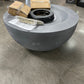 Hampton Bay Grove Park 36 in. x 18 in. Round Concrete Propane Gas Fire Pit