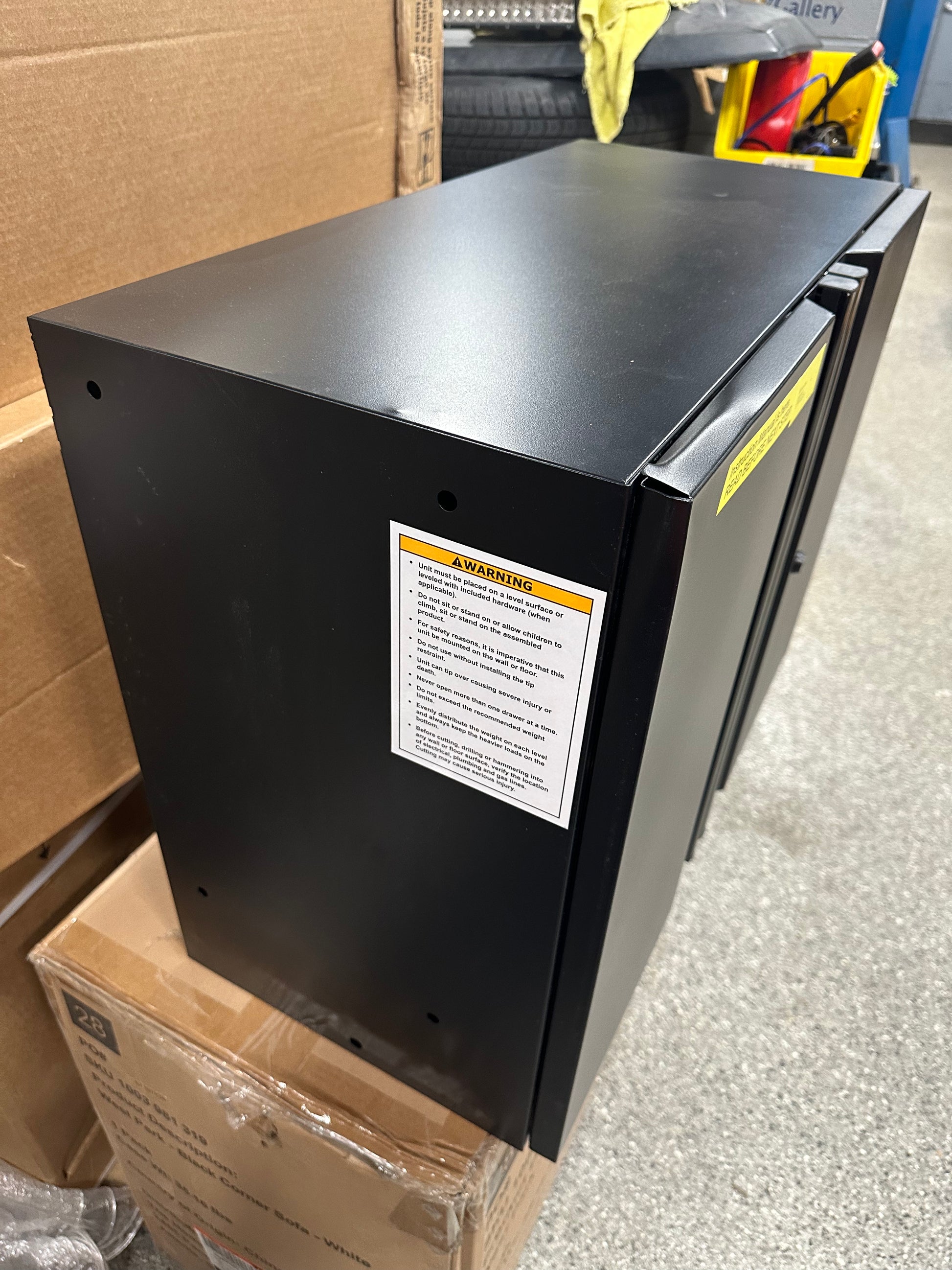 Husky Heavy Duty Welded 20 Gauge Steel Wall Mounted Garage Cabinet