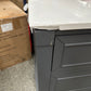 Home Decorators Collection Pinestream 36 in. W x 22 in. D Bath Vanity in Dark Charcoal with Cultured Stone Vanity Top in White with White Basin