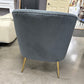 StyleWell Blairmore Charcoal Upholstered Accent Chair