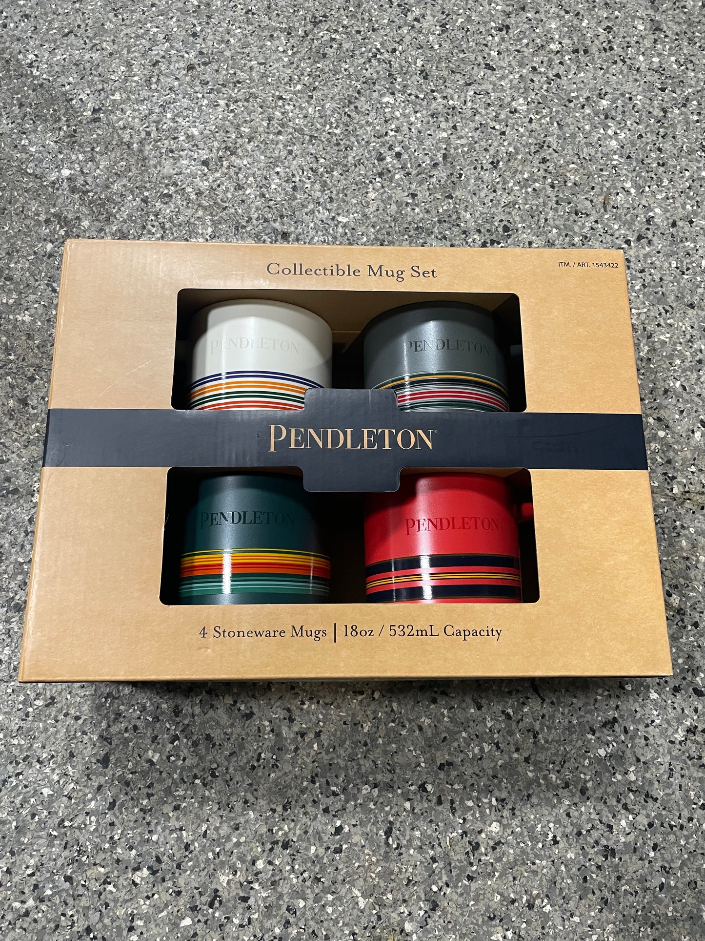 Pendleton 18 oz Collectible Mugs, 4-pack