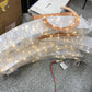 Home Accents Holiday 9ft Warm White-Cool White Glimmer Ornament Arch Holiday Yard Decoration