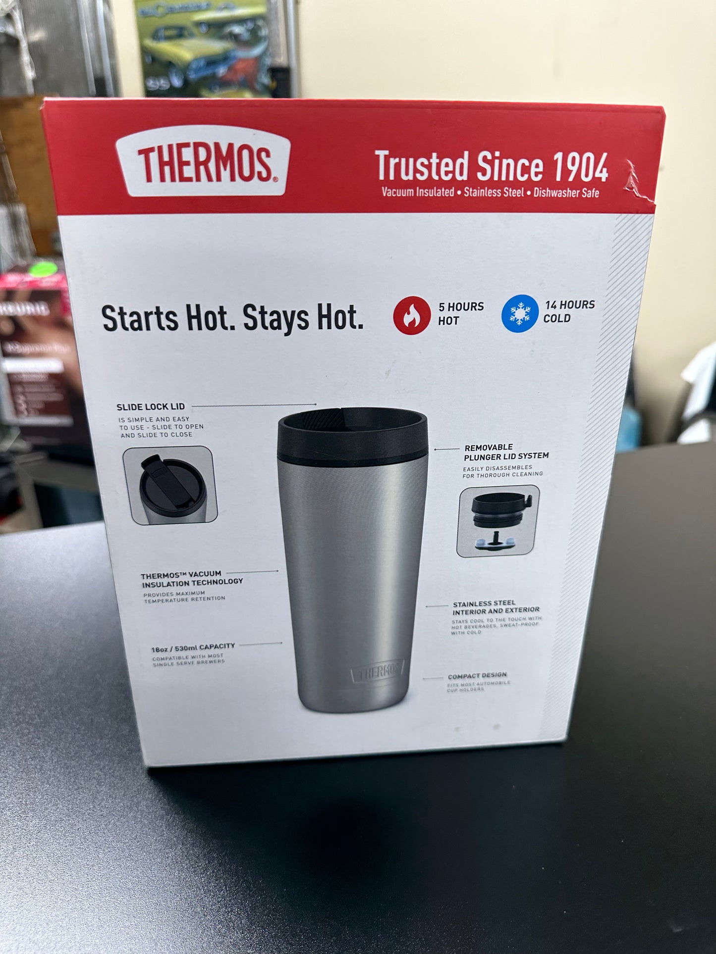 Thermos Stainless Steel 18oz Travel Tumbler, 2-pack