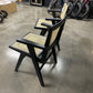 Safavieh Couture Home Collection Hattie Black/Natural French Cane Living Room Dining Arm Chair (Set of 2)