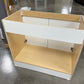 Glacier Bay 36.5 in. W x 18.68 in. D x 35.36 in. H Bath Vanity in White with White Basin