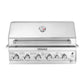 KitchenAid 4-Burner Built-in Propane Gas Island Grill Head in Stainless Steel with Searing Main Burner and Rotisserie Burner