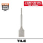 Milwaukee 1-7/8 in. Steel SDS-PLUS SLEDGE Steel Tile Chisel