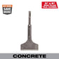 Milwaukee 3 in. x 6 in. SDS-PLUS Hammer Steel Tile Chisel