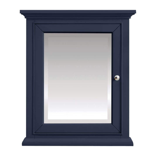 Home Decorators Collection Windlowe 24 in. x 28 in. Surface-Mount Medicine Cabinet in Navy Blue