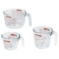 Pyrex Glass Measuring Cup Set, 3-piece