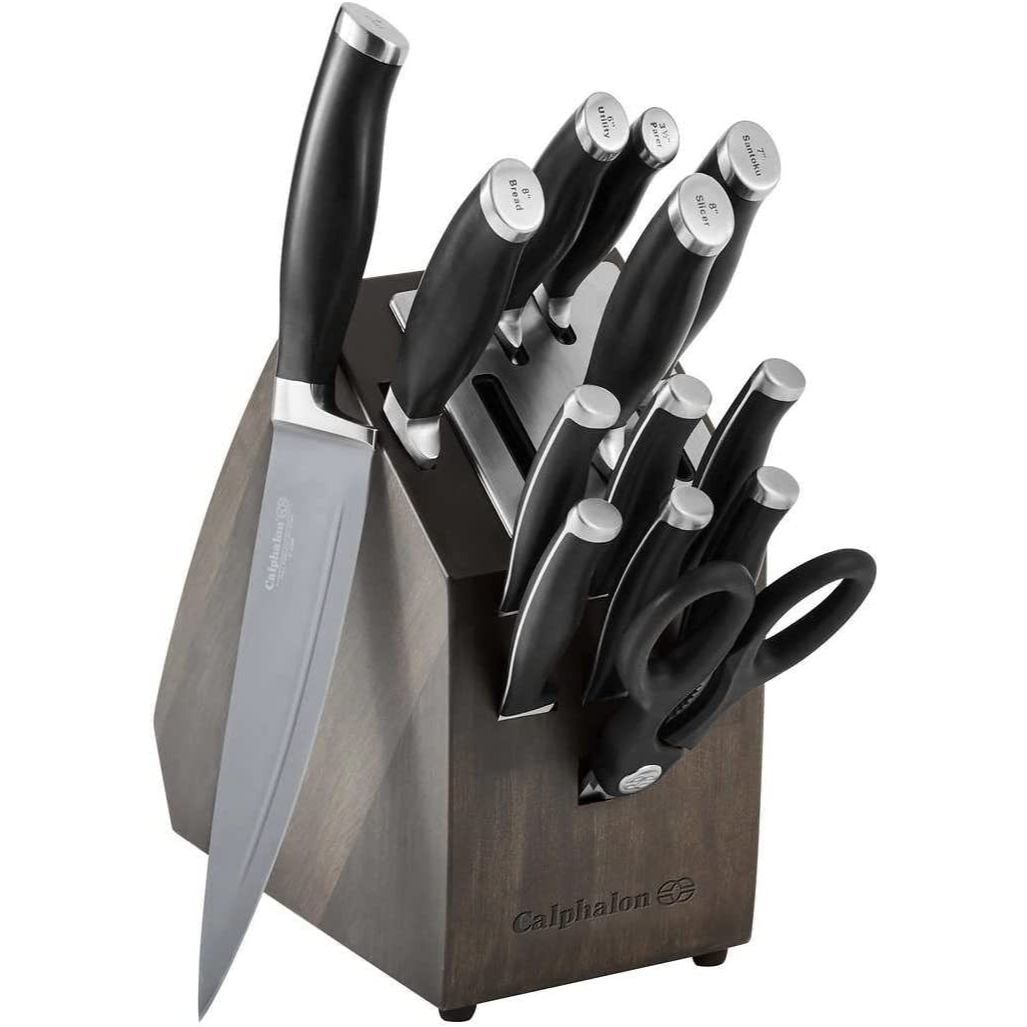 Calphalon Factory Calphalon Precision Self-sharpening 14-piece Cutlery Set – Zippy's ...