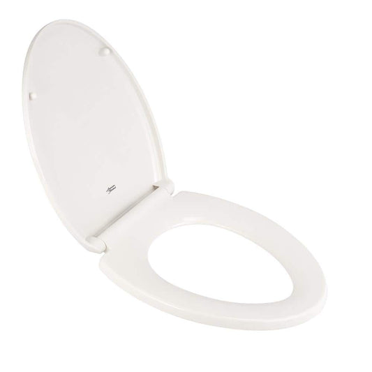 American Standard Traditional Slow-Close EverClean Elongated Closed Front Toilet Seat in White